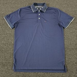 Tommy Hilfiger Golf Polo Shirt Mens Small Blue Wicking